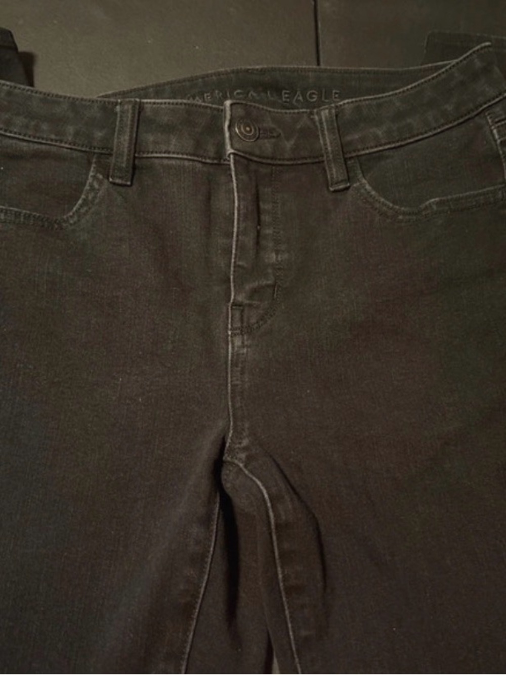 American Eagle Outfitters Women's Black Jeggings - Faded Black